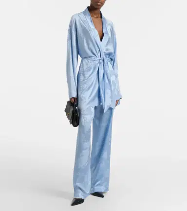 Balenciaga Silk wrap dress | Thumbnail 2 Balenciaga Silk wrap dress | Thumbnail 2