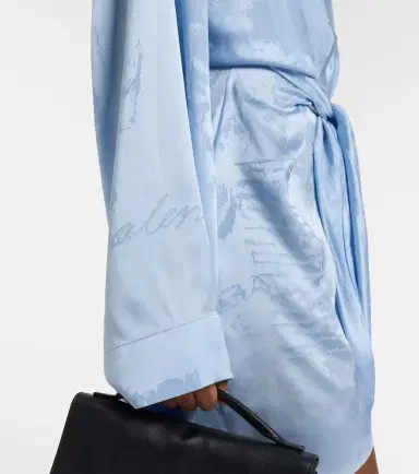 Balenciaga Silk wrap dress | Thumbnail 3 Balenciaga Silk wrap dress | Thumbnail 3