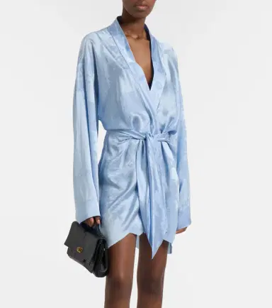 Balenciaga Silk wrap dress | Thumbnail 4 Balenciaga Silk wrap dress | Thumbnail 4