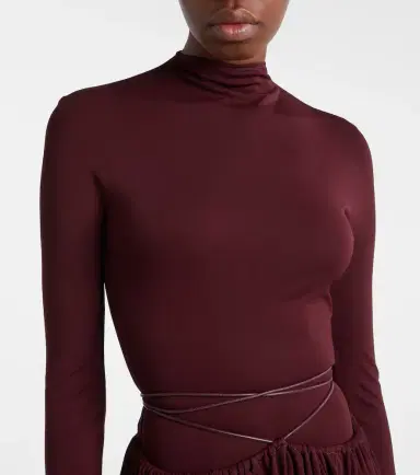 Alaïa Alaïa Gathered midi dress | Thumbnail 5