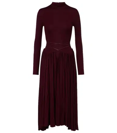 Alaïa Alaïa Gathered midi dress | Thumbnail 1
