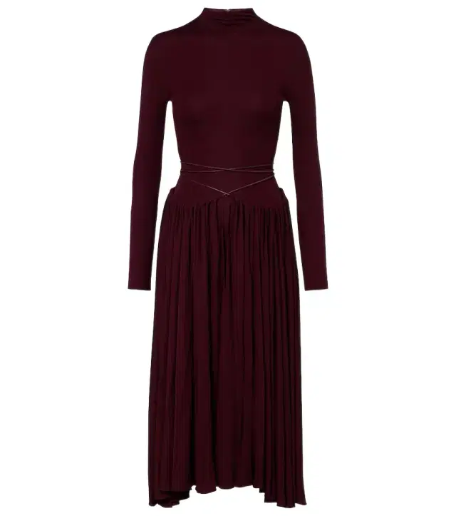 Alaïa Gathered midi dress
