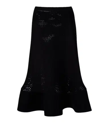 Alaïa Alaïa Open-knit wool-blend midi skirt | Thumbnail 1