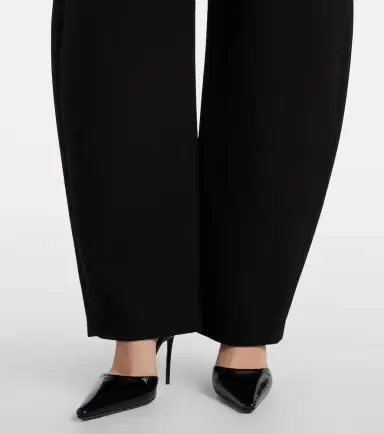 Alaia Alaïa Wool-blend barrel-leg pants | Thumbnail 6