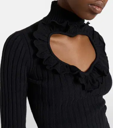 Balenciaga Heart cotton-blend top | Thumbnail 2