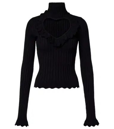 Balenciaga Heart cotton-blend top | Thumbnail 1