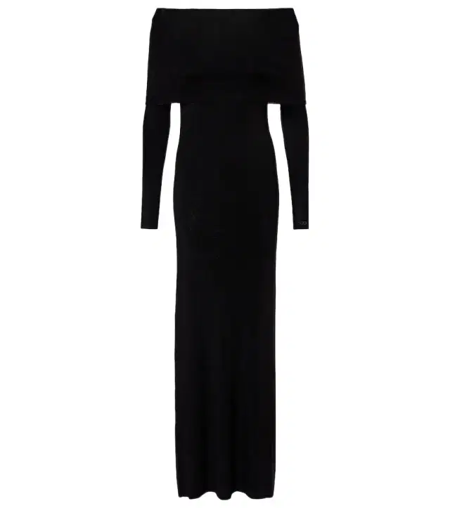 Balenciaga Off-shoulder maxi dress