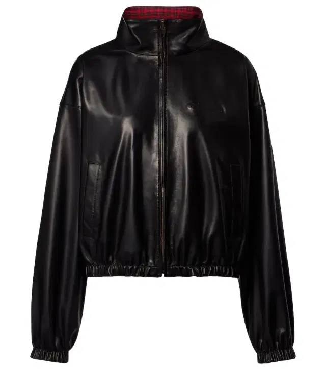 Reversible leather jacket