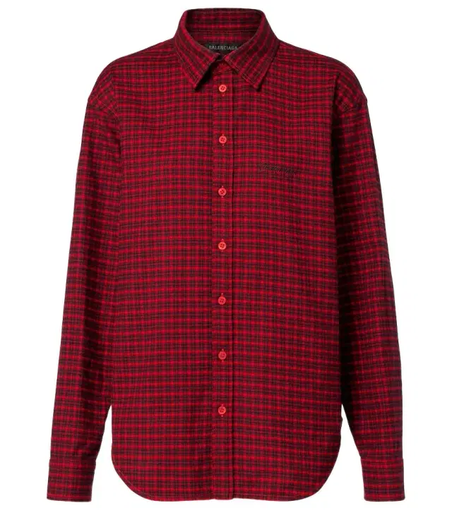 Balenciaga Checked cotton shirt