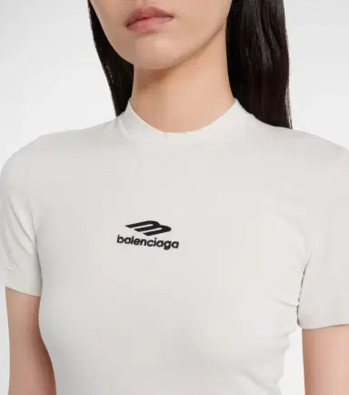 Balenciaga 3B Sports Icon cotton-blend jersey T-shirt | Thumbnail 3 Balenciaga 3B Sports Icon cotton-blend jersey T-shirt | Thumbnail 3