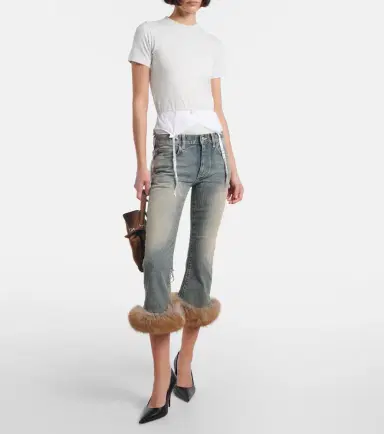 Balenciaga Low-rise capri jeans | Thumbnail 4 Balenciaga Low-rise capri jeans | Thumbnail 4