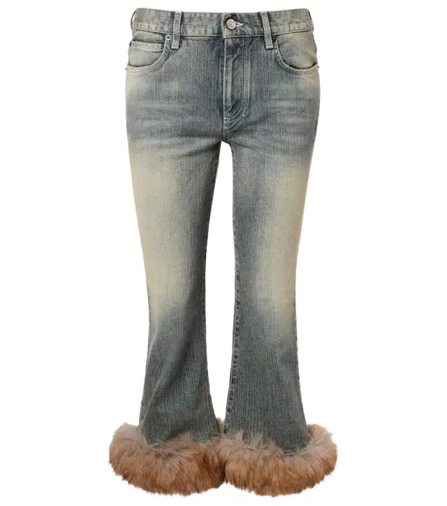 Balenciaga Low-rise capri jeans