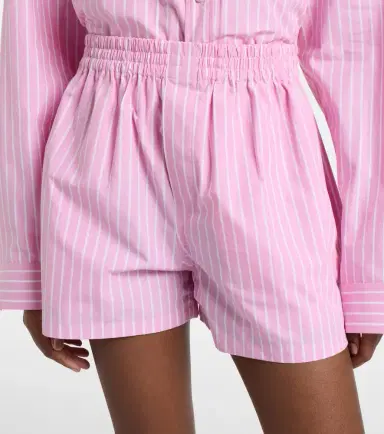 Balenciaga Striped cotton poplin boxers shorts | Thumbnail 3