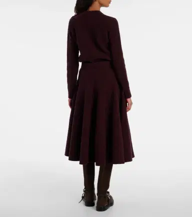 Bottega Veneta Knot knitted midi skirt | Thumbnail 5