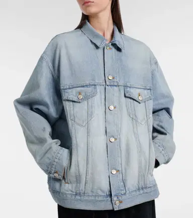Balenciaga Logo denim jacket | Thumbnail 3 Balenciaga Logo denim jacket | Thumbnail 3