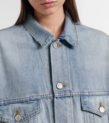 Balenciaga Logo denim jacket | Thumbnail 5 Balenciaga Logo denim jacket | Thumbnail 5