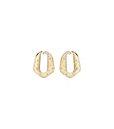 Ananya 18kt gold earrings with diamonds | Thumbnail 1 Ananya 18kt gold earrings with diamonds | Thumbnail 1