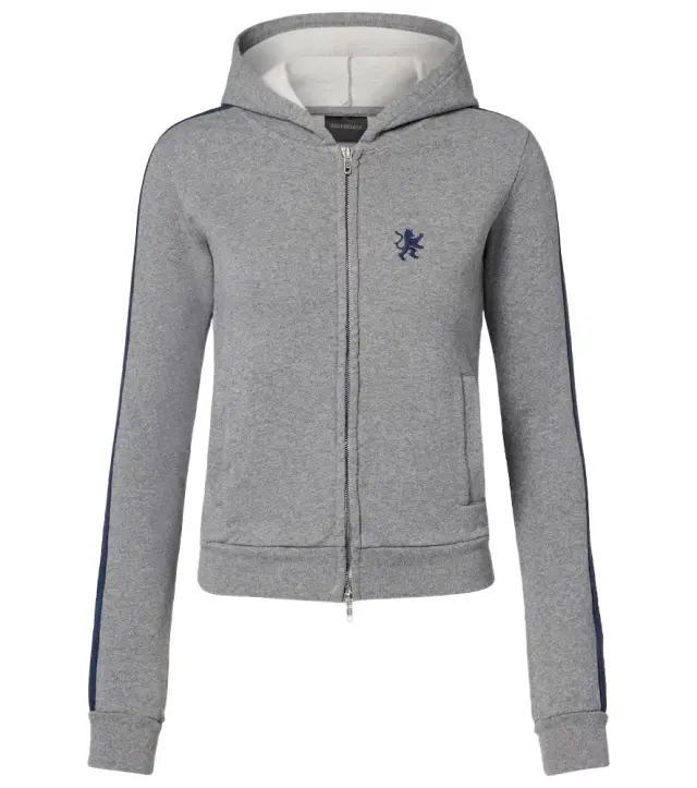 Balenciaga Embroidered cotton zip-up hoodie