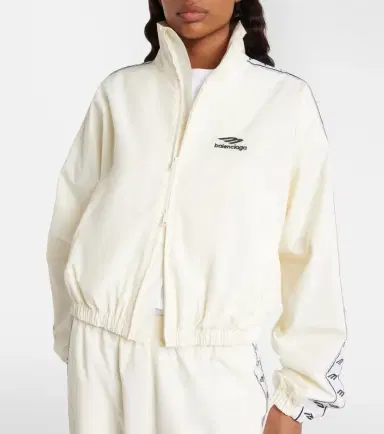 Balenciaga 3B Sports Icon cotton-blend track jacket | Thumbnail 3 Balenciaga 3B Sports Icon cotton-blend track jacket | Thumbnail 3