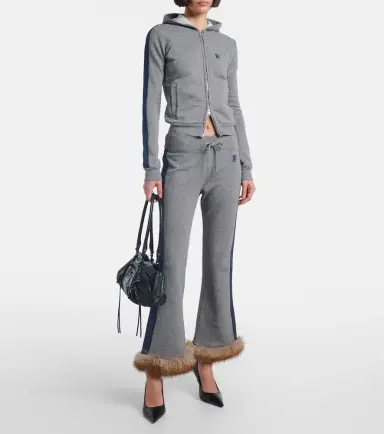 Balenciaga Embroidered low-rise cotton capri pants | Thumbnail 2 Balenciaga Embroidered low-rise cotton capri pants | Thumbnail 2