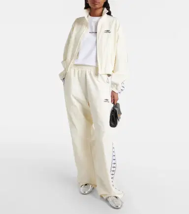 Balenciaga Cotton-blend sweatpants | Thumbnail 4