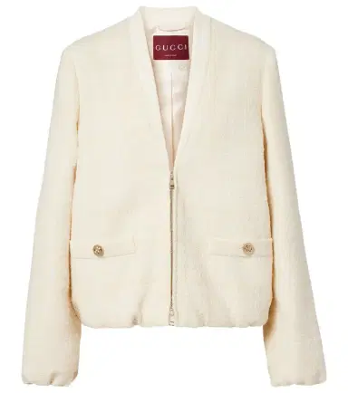 Gucci Checked cotton-blend tweed jacket | Thumbnail 1 Gucci Checked cotton-blend tweed jacket | Thumbnail 1