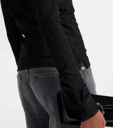 Gucci GG sheer lamé shirt | Thumbnail 3 Gucci GG sheer lamé shirt | Thumbnail 3