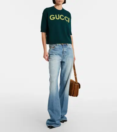Gucci Logo wool top | Thumbnail 2