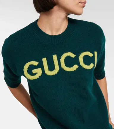Gucci Logo wool top | Thumbnail 5