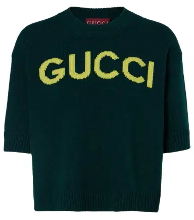 Gucci Logo wool top | Thumbnail 1