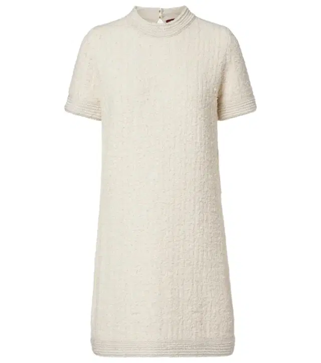 Wool-blend minidress