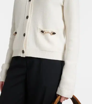 Gucci Horsebit wool and cashmere cardigan | Thumbnail 4 Gucci Horsebit wool and cashmere cardigan | Thumbnail 4