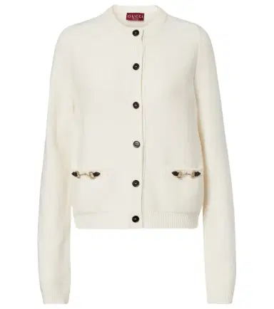 Gucci Horsebit wool and cashmere cardigan | Thumbnail 1 Gucci Horsebit wool and cashmere cardigan | Thumbnail 1