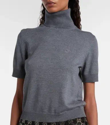 Gucci Turtleneck wool top | Thumbnail 4