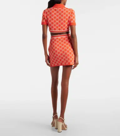 Gucci GG cotton jacquard miniskirt | Thumbnail 2