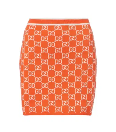 Gucci GG cotton jacquard miniskirt | Thumbnail 1