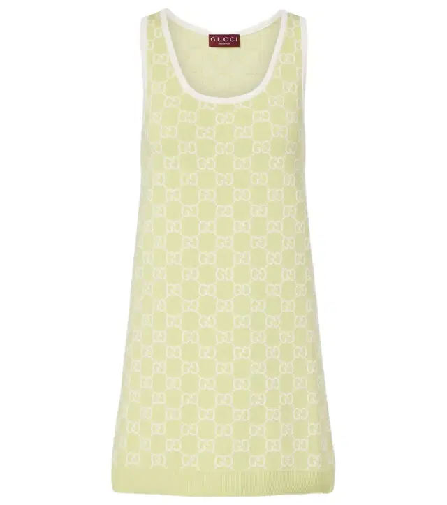 GG cotton jacquard minidress