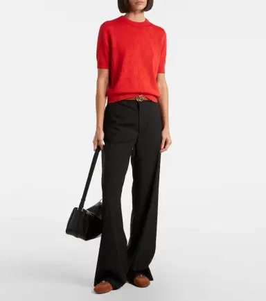 Gucci GG pointelle silk and cotton sweater | Thumbnail 4
