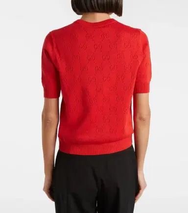 Gucci GG pointelle silk and cotton sweater | Thumbnail 5