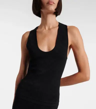 Gucci GG cotton-blend jacquard tank top | Thumbnail 4