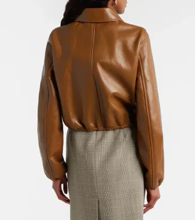 Gucci Leather bomber jacket | Thumbnail 4