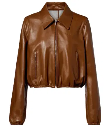 Gucci Leather bomber jacket | Thumbnail 1