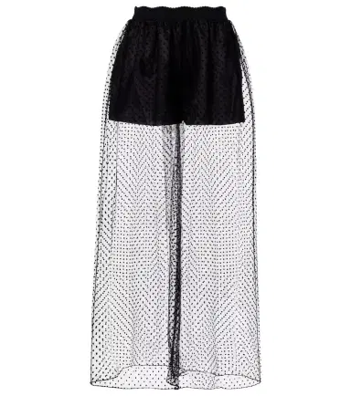 Alaia Alaïa Polka-dot mesh wide-leg pants | Thumbnail 1 Alaia Alaïa Polka-dot mesh wide-leg pants | Thumbnail 1