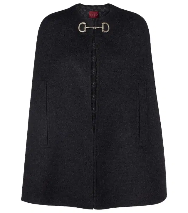 Caban Horsebit wool cape