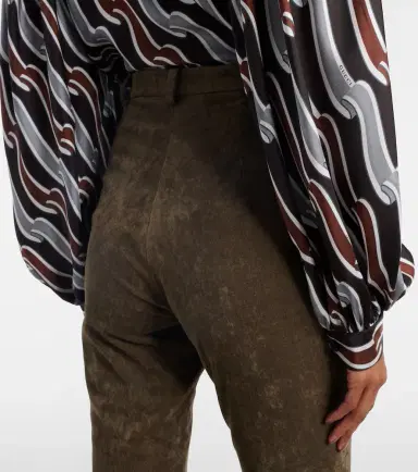 Gucci Cotton-blend velvet leggings | Thumbnail 5 Gucci Cotton-blend velvet leggings | Thumbnail 5