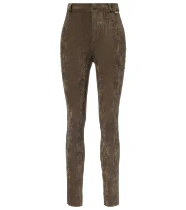Gucci Cotton-blend velvet leggings | Thumbnail 1 Gucci Cotton-blend velvet leggings | Thumbnail 1