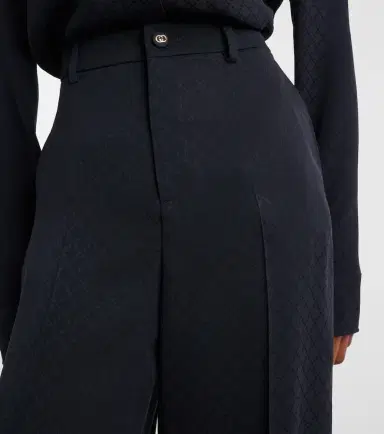Gucci GG mid-rise wide-leg pants | Thumbnail 3 Gucci GG mid-rise wide-leg pants | Thumbnail 3