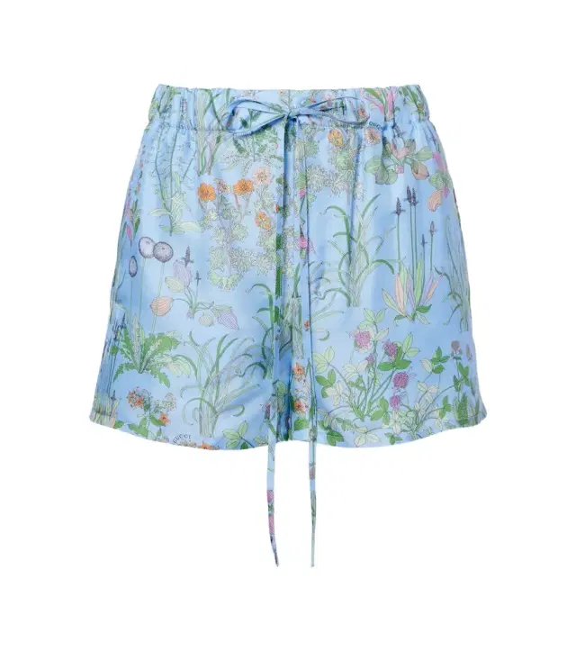 Gucci Flora silk satin shorts