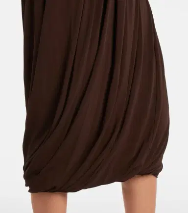 Alaïa Alaïa Gathered pleated halterneck midi dress | Thumbnail 3 Alaïa Alaïa Gathered pleated halterneck midi dress | Thumbnail 3