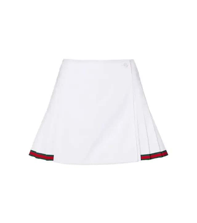 Web Stripe cotton poplin miniskirt